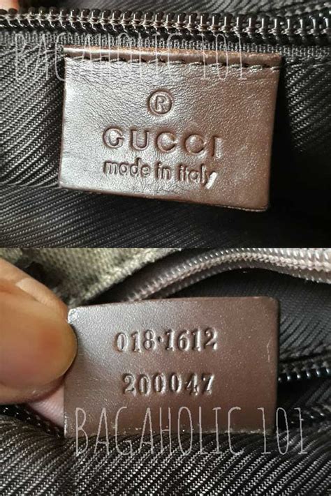 how to authenticate vintage gucci purse|how to check gucci bag.